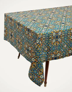 La DoubleJ Tovaglie|Tessili<Small TableclothConfetti Blu in Linen