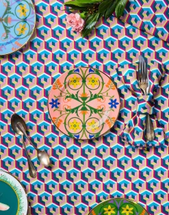 La DoubleJ Tovaglie|Tessili<Small TableclothCubi in Linen