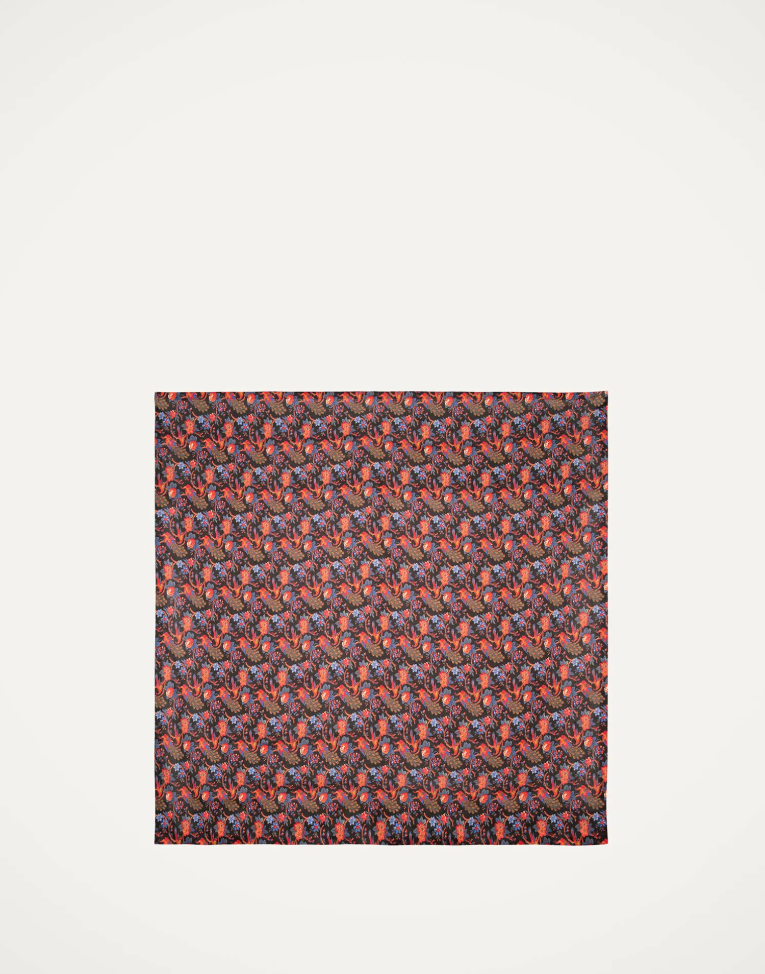 La DoubleJ Tovaglie|Tessili<Small TableclothPavone Nero in Linen