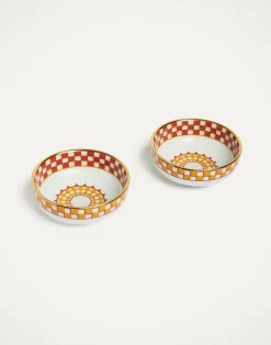 La DoubleJ Accessori Per La Tavola|Tavola<Snack Bowl Set Of 2Apollo Brick in Porcelain
