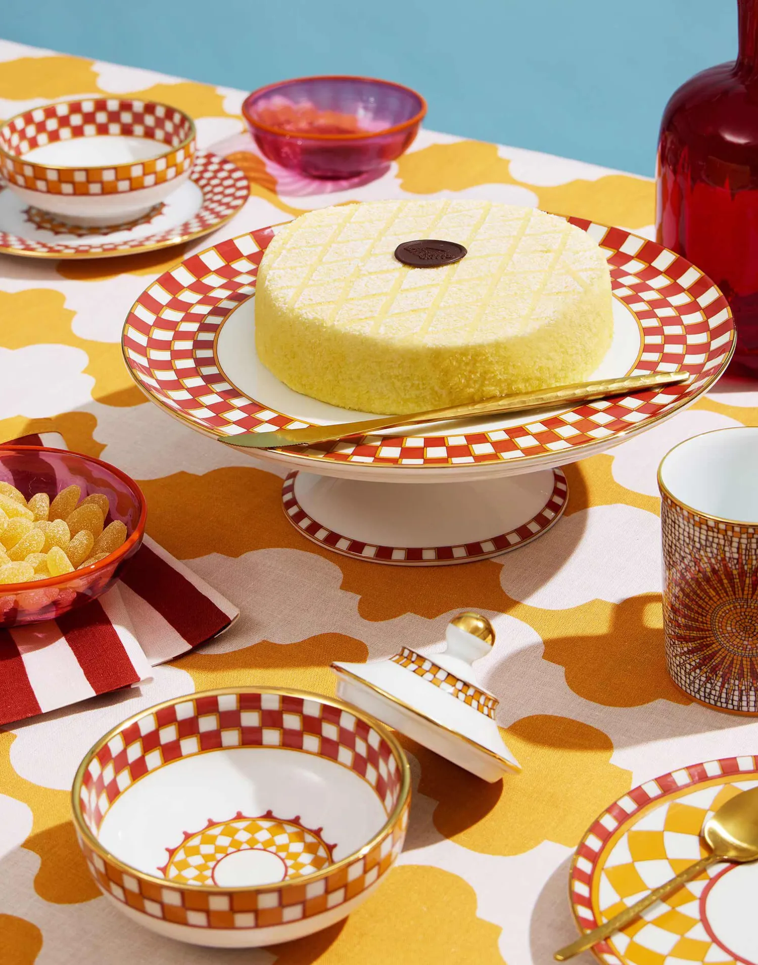 La DoubleJ Accessori Per La Tavola|Tavola<Snack Bowl Set Of 2Apollo Brick in Porcelain