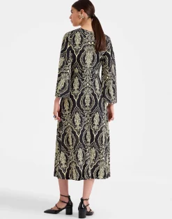 La DoubleJ Vestiti<Sorella DressBanquet Black in Flowy Jersey