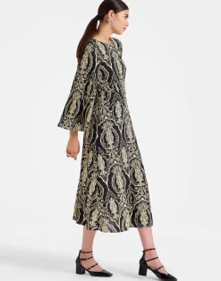 La DoubleJ Vestiti<Sorella DressBanquet Black in Flowy Jersey
