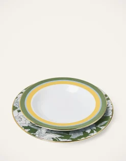 La DoubleJ Piatti|Tavola<Soup And Dinner Plates SetRoman Holiday Avorio in Porcelain