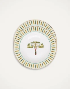 La DoubleJ Piatti|Tavola<Soup Plates Set Of 2Eden in Porcelain