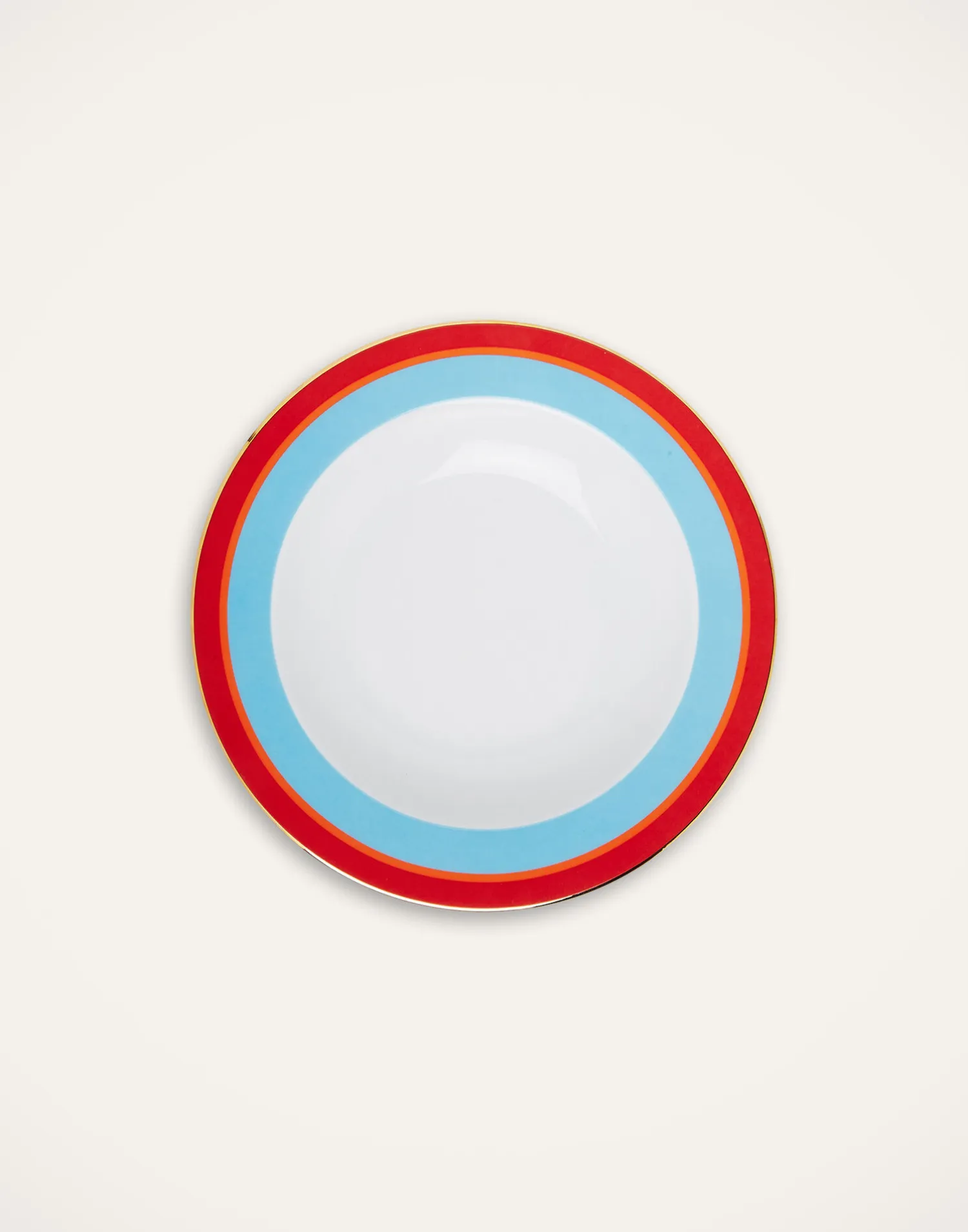 La DoubleJ Piatti|Tavola<Soup Plates Set Of 2Rainbow Azure in Porcelain