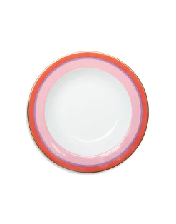 La DoubleJ Piatti|Tavola<Soup Plates Set Of 2Rainbow Rose in Porcelain