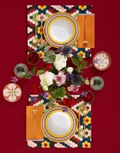 La DoubleJ Piatti|Tavola<Soup Plates Set Of 2Rainbow Yellow in Porcelain