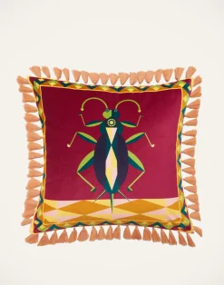 La DoubleJ Cuscini E Coperte|Home Décor<Spirit Animal CushionCricket in Cotton Velvet