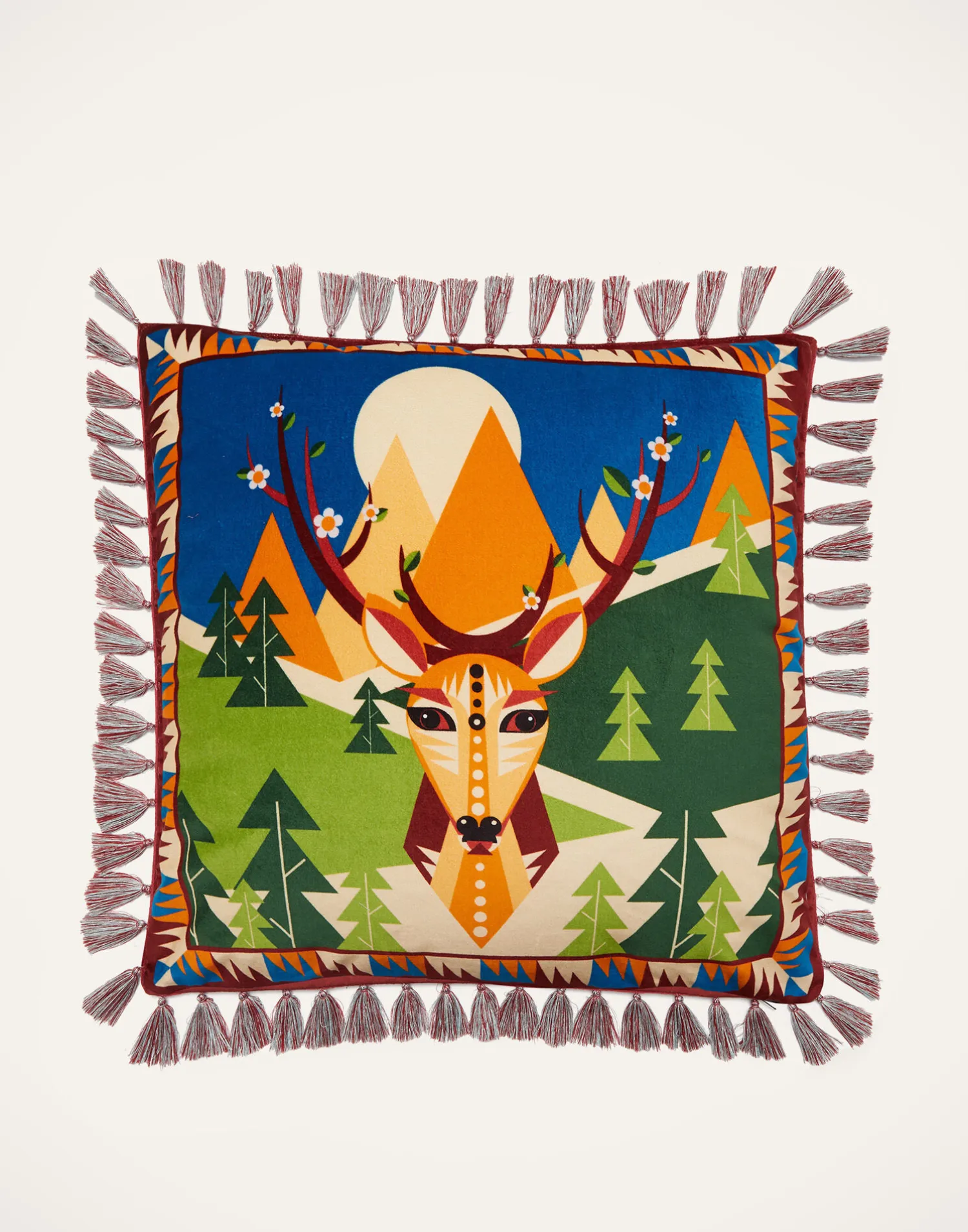 La DoubleJ Cuscini E Coperte|Home Décor<Spirit Animal CushionDeer in Cotton Velvet