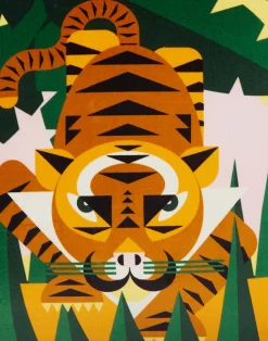 La DoubleJ Cuscini E Coperte|Home Décor<Spirit Animal CushionTiger in Cotton Velvet