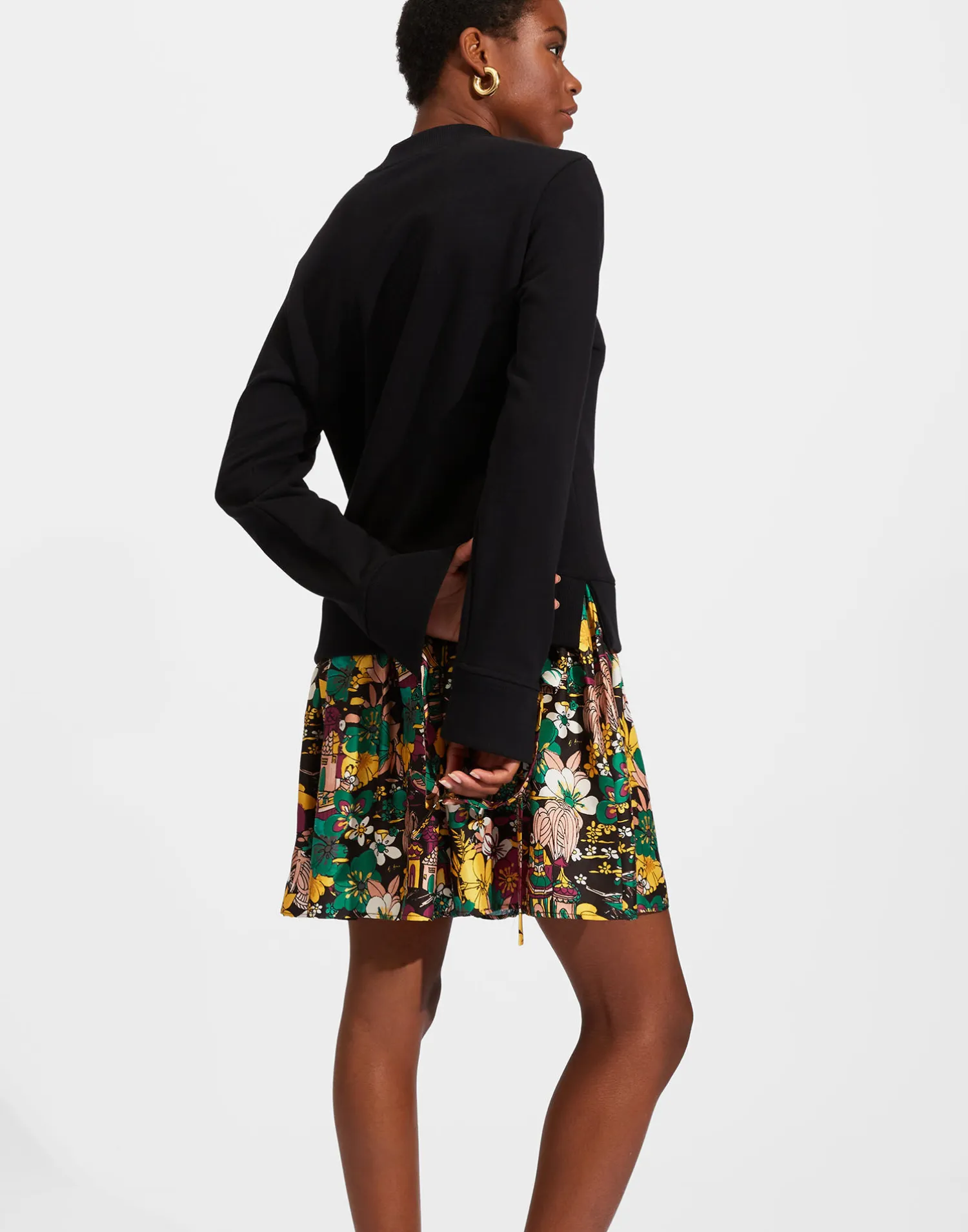 La DoubleJ Vestiti<Sporty DressSolid Black in Jersey