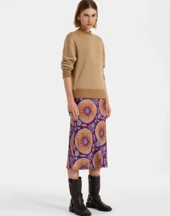 La DoubleJ Vestiti<Sporty Pencil DressSovereign Purple in Silk Twill