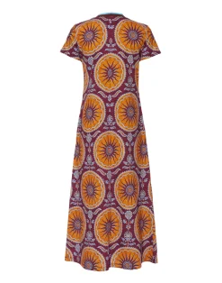La DoubleJ Vestiti<Sporty Swing DressSovereign Purple in Cotton Jersey