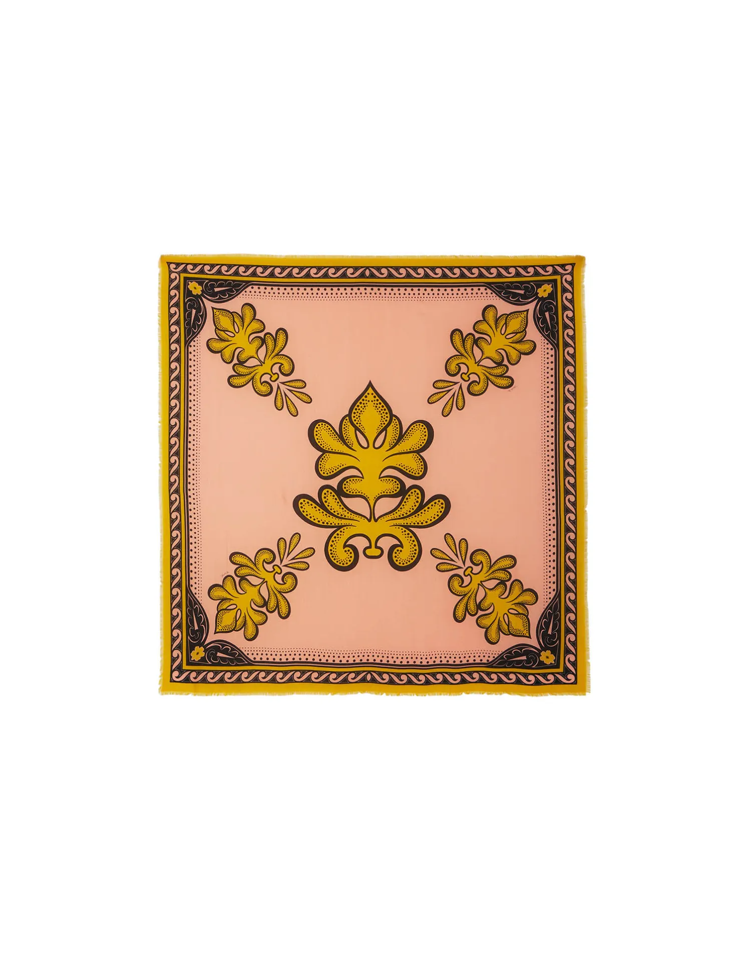 La DoubleJ Foulard E Sciarpe|Accessories<Square ScarfHerald Fuchsia in Modal Silk