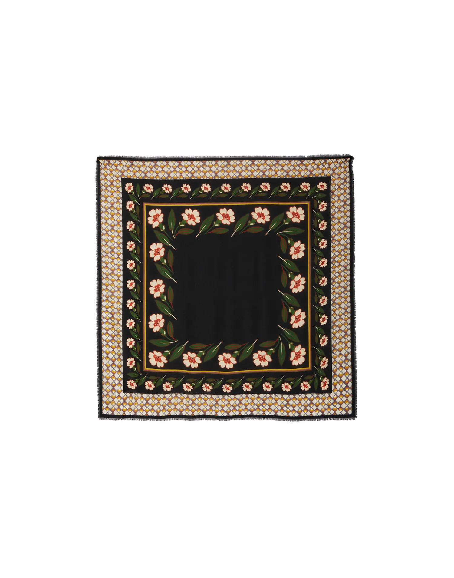 La DoubleJ Foulard E Sciarpe|Accessories<Square ScarfMayfair Black in Modal Silk