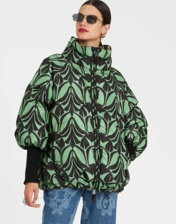 La DoubleJ Capispalla<St. Moritz JacketPapyrus Green in Light Faille