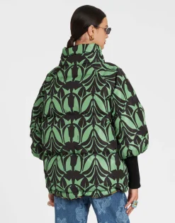 La DoubleJ Capispalla<St. Moritz JacketPapyrus Green in Light Faille