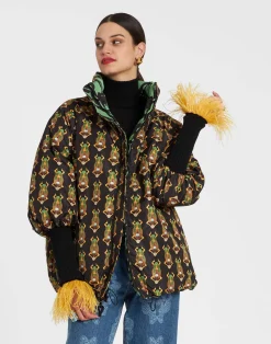 La DoubleJ Capispalla<St. Moritz JacketPapyrus Green in Light Faille