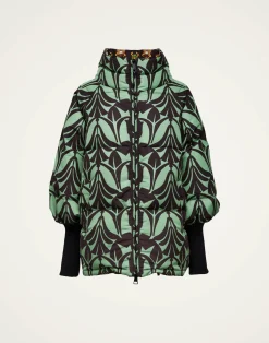 La DoubleJ Capispalla<St. Moritz JacketPapyrus Green in Light Faille