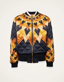 La DoubleJ Capispalla<Suki JacketEgyptian Sun Placée Gold in Quilted Twill