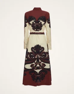 La DoubleJ Vestiti<Sundowner DressCorsini Plac&eacute;e Cream in Cotton Poplin