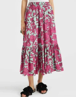 La DoubleJ Gonne<Sunset SkirtLilium Purple in Summer Poplin