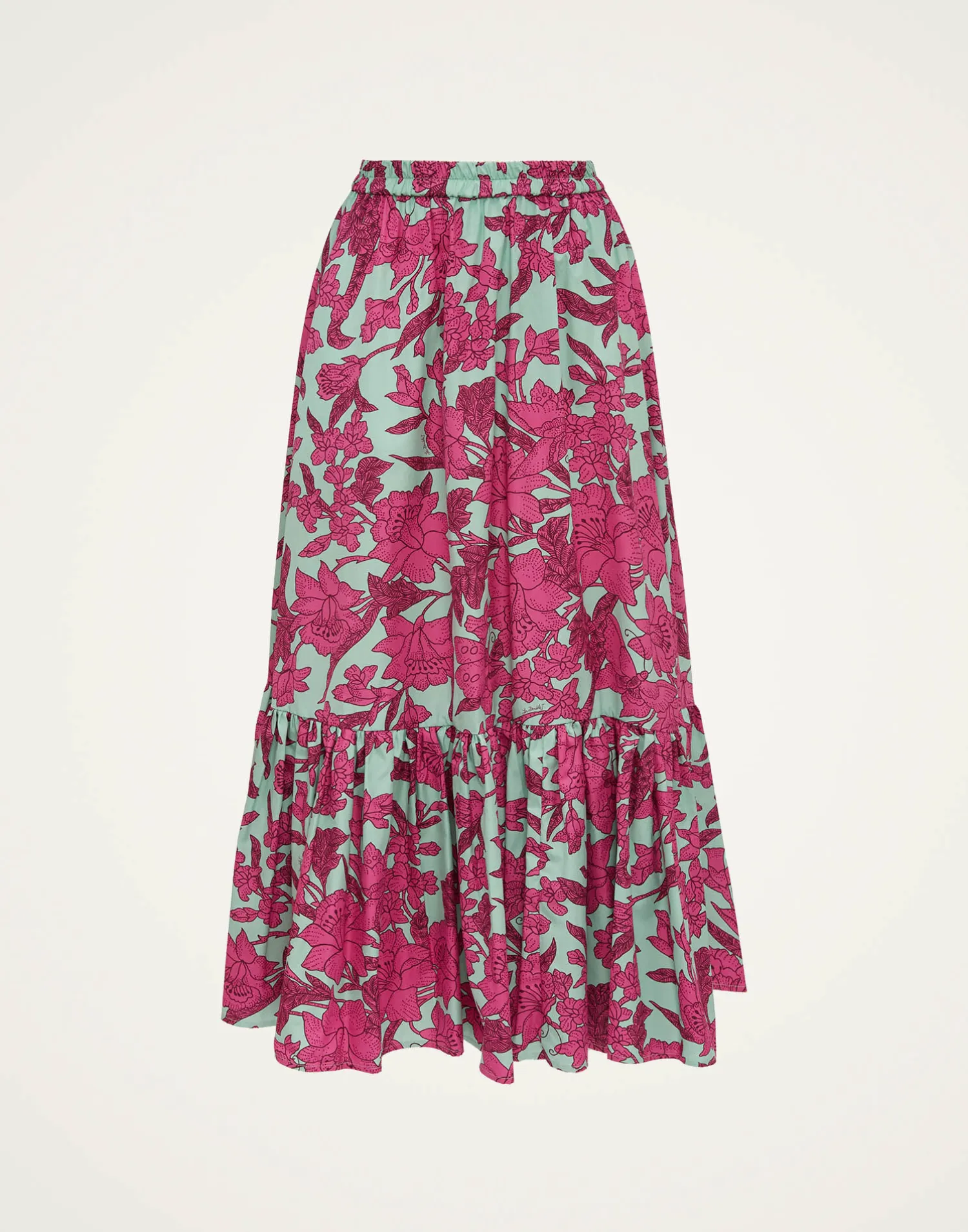 La DoubleJ Gonne<Sunset SkirtLilium Purple in Summer Poplin