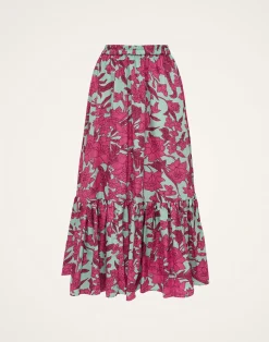 La DoubleJ Gonne<Sunset SkirtLilium Purple in Summer Poplin