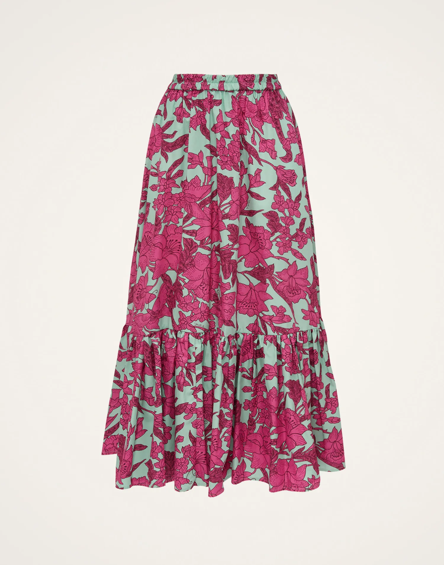 La DoubleJ Gonne<Sunset SkirtLilium Purple in Summer Poplin
