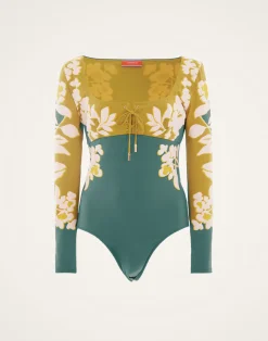 La DoubleJ Moda Mare<Sunset SuitJasmine Blu Plac&eacute;e in Lycra