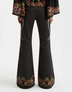La DoubleJ Denim|Pantaloni E Shorts<Superflare JeansEve Black in Denim