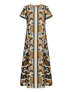 La DoubleJ Party Dressing<Super Swing DressCorsini Cream in Jacquard