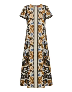La DoubleJ Vestiti<Super Swing DressCorsini Cream in Jacquard