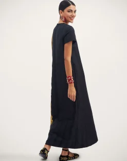 La DoubleJ Vestiti<Super Swing DressThe Nile Black in Jacquard