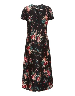 La DoubleJ Vestiti<Swing DressBreezy Black in Silk Twill
