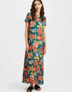La DoubleJ Vestiti<Swing DressHottie Emerald in Silk Twill