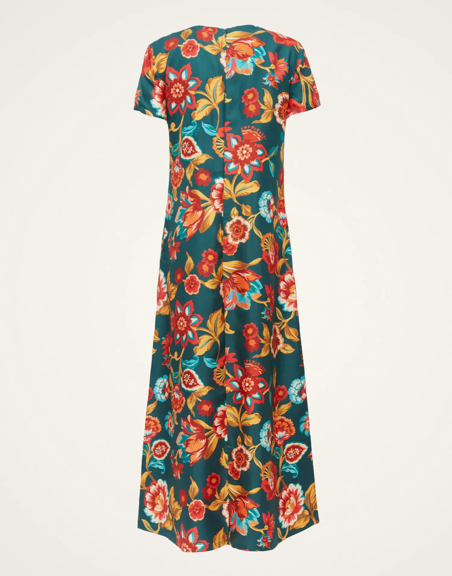 La DoubleJ Vestiti<Swing DressHottie Emerald in Silk Twill