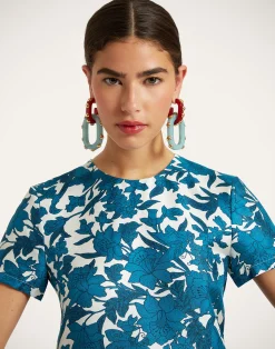 La DoubleJ Vestiti<Swing DressLilium Blu in Silk