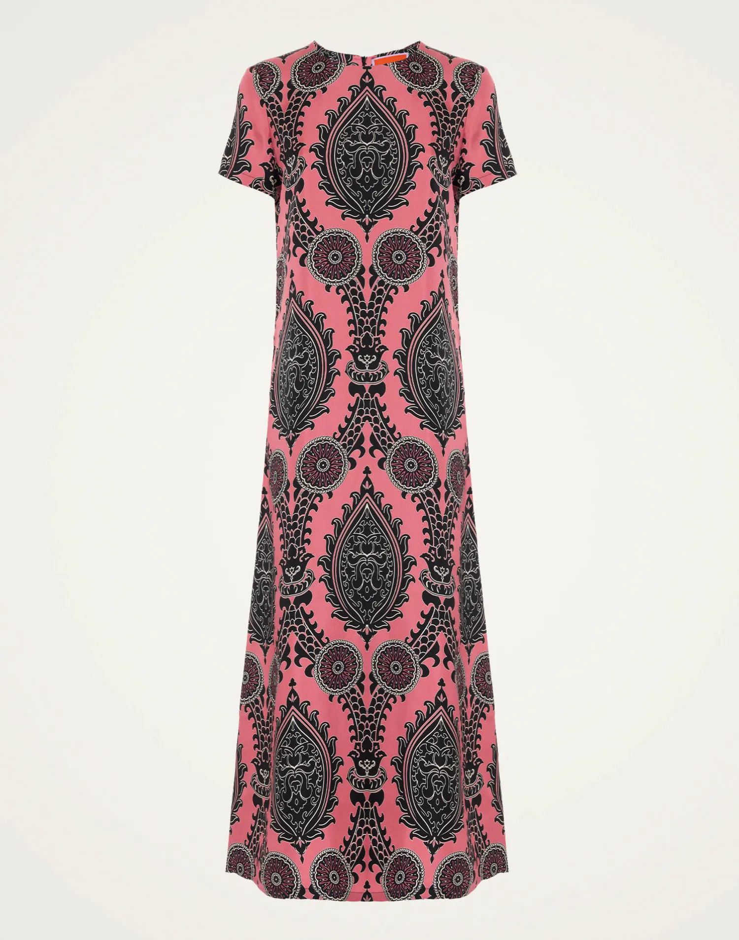 La DoubleJ Vestiti<Swing DressOltrarno Pink in Silk Twill