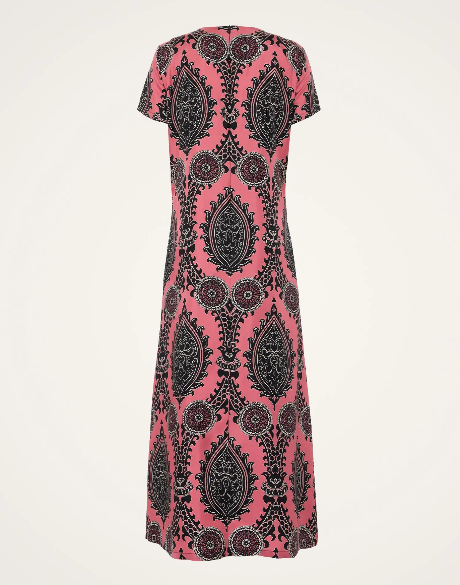 La DoubleJ Vestiti<Swing DressOltrarno Pink in Silk Twill