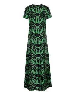 La DoubleJ Vestiti<Swing DressPapyrus in Silk Twill