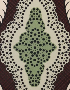 La DoubleJ Vestiti<Swing DressPortal Plac&eacute;e Brown in Silk Twill