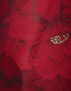 La DoubleJ Vestiti<Swing DressRuby Red in Jacquard