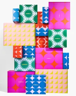 La DoubleJ Vestiti<Swing DressVetrata Grande in Silk Twill