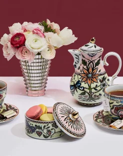 La DoubleJ Set Da Te E Caffe|Tavola<TeapotTree Of Life in Porcelain