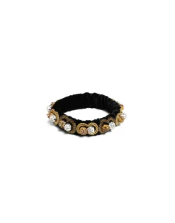 La DoubleJ Bijoux|Accessories<Tesoro BraceletSolid Black in Velvet