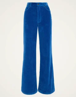 La DoubleJ Pantaloni E Shorts<The Flare PantsSolid Light Blue in Velvet Corduroy