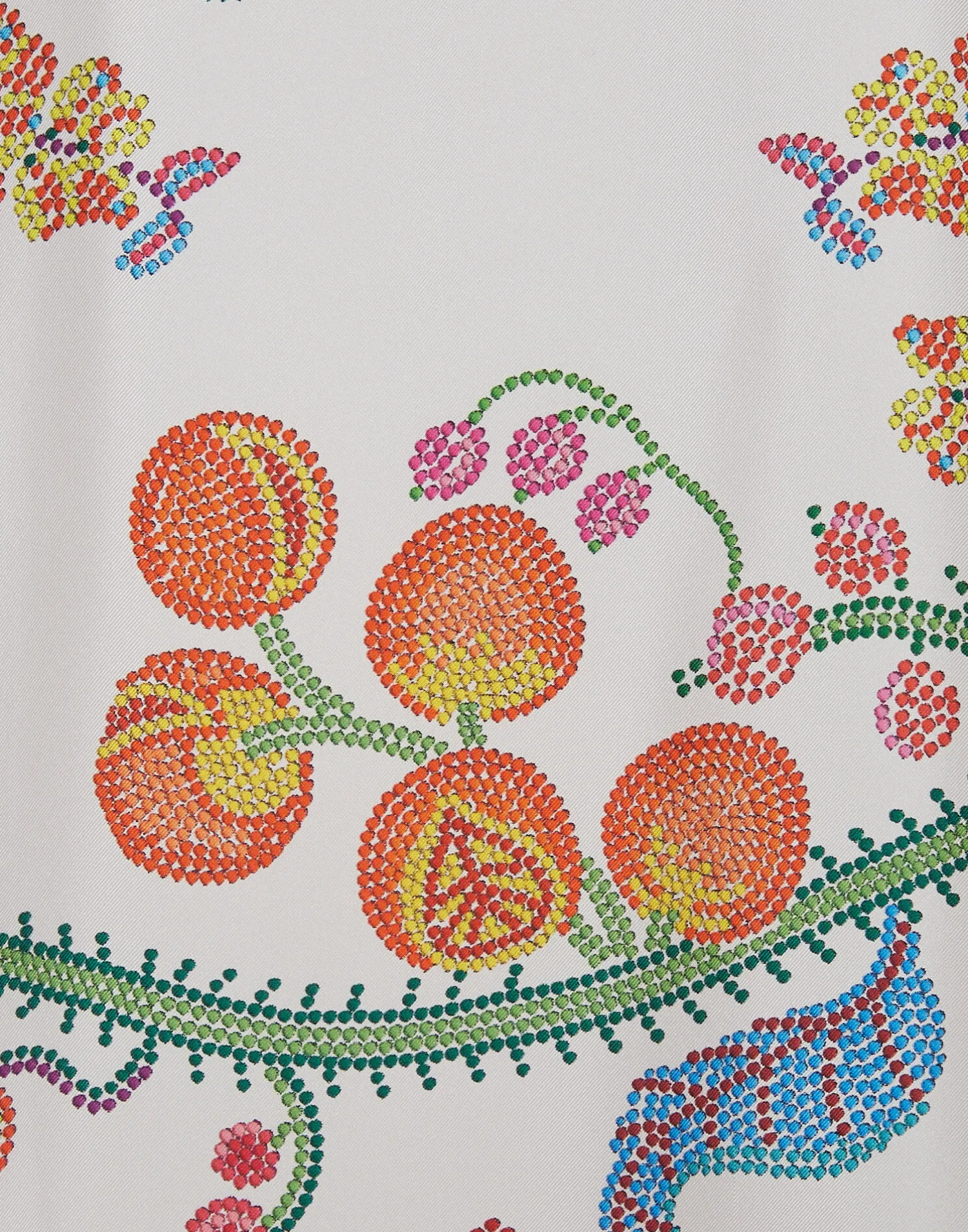 La DoubleJ Vestiti<The KaftanGrenadilla Placée Off White in Silk Twill