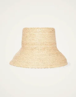 La DoubleJ Cappelli|Accessories<The Ombra HatSolid Ivory in Raffia
